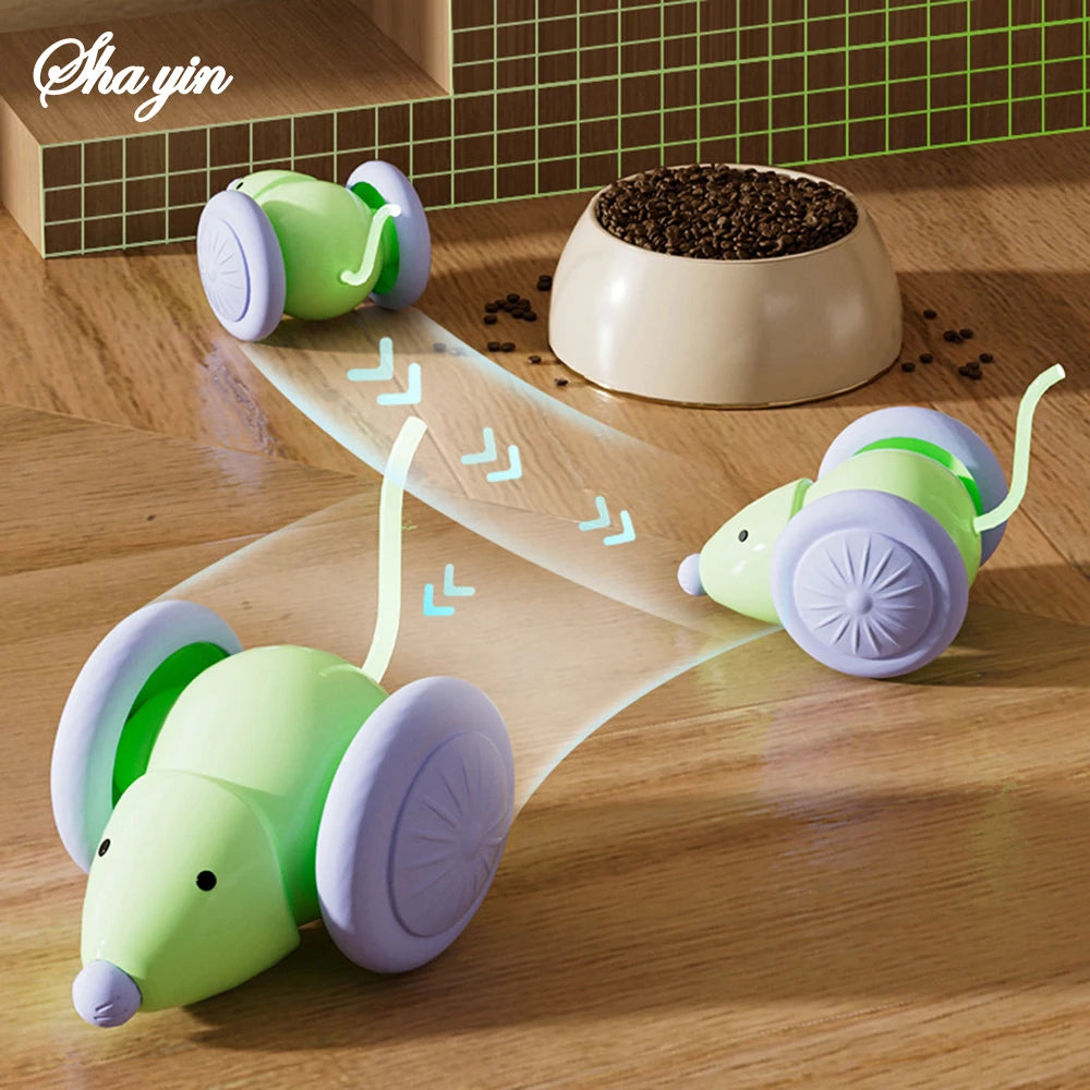 Jouet Électrique Souris pour Chat - Divertissement Autonome Interactif