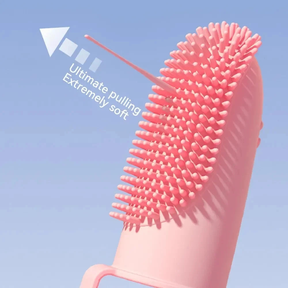 Brosse à Dents Doigtier pour Chien et Chat - Hygiène Dentaire Facile