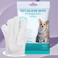 Gants Lingettes Nettoyantes Jetables pour Chien et Chat - Bain Sec Sans Rinçage