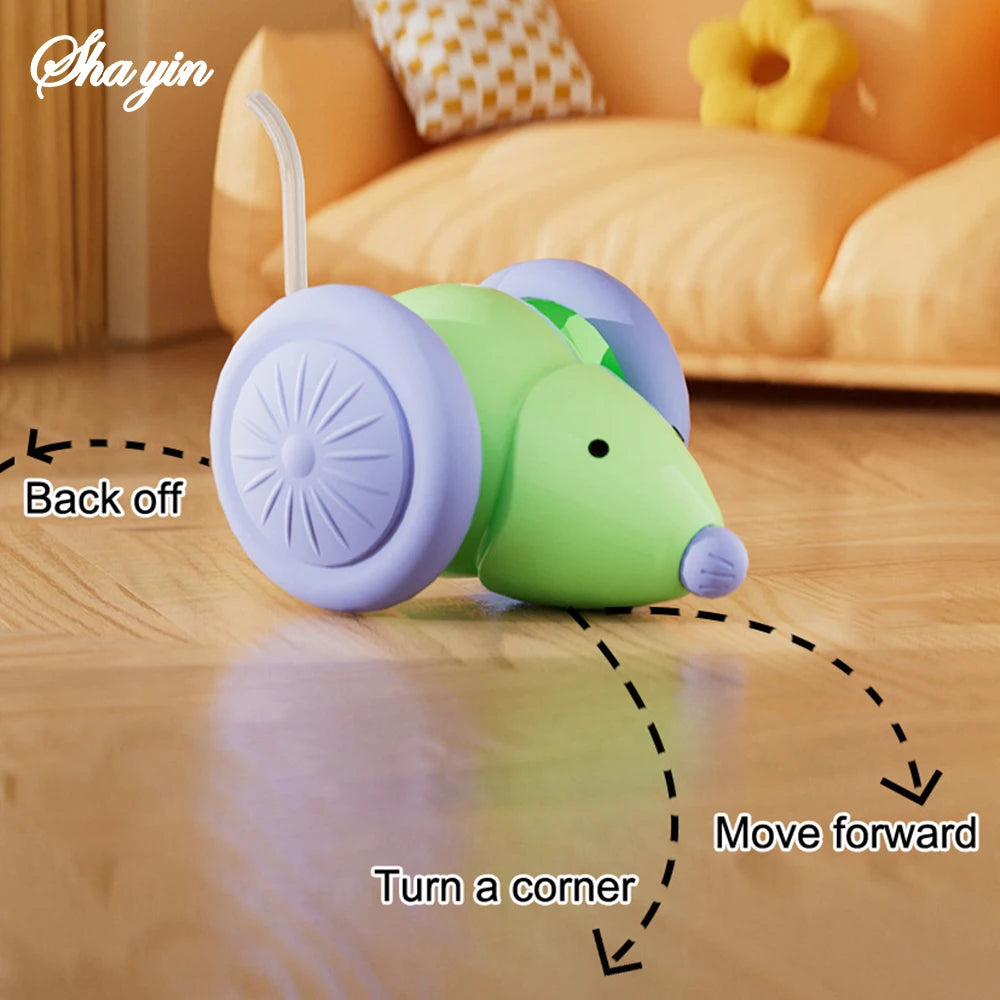 Jouet Électrique Souris pour Chat - Divertissement Autonome Interactif