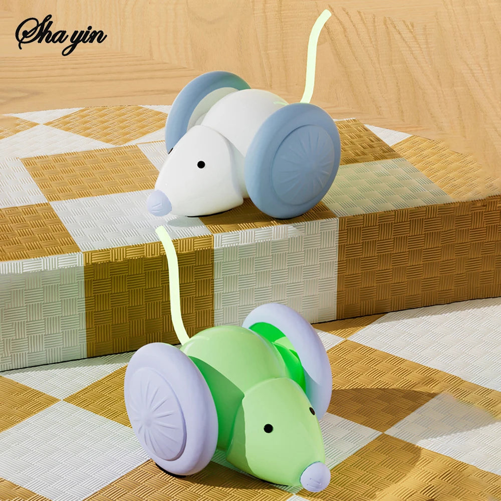 Jouet Électrique Souris pour Chat - Divertissement Autonome Interactif