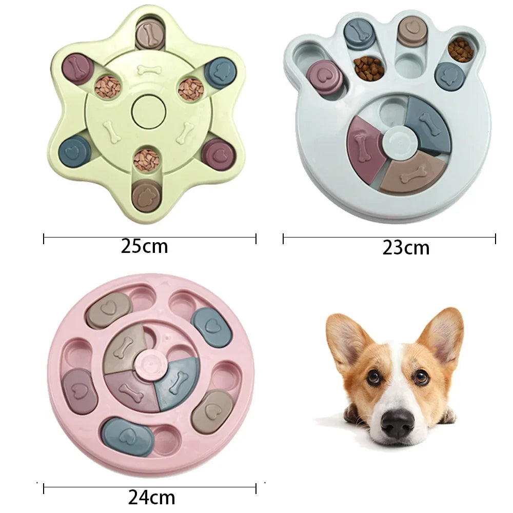 Gamelle Anti-Glouton Puzzle pour Chien - Distributeur Lent Interactif IQ