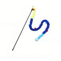 Canne à Pêche Interactive pour Chat - Jouet Plume et Grelot 40cm