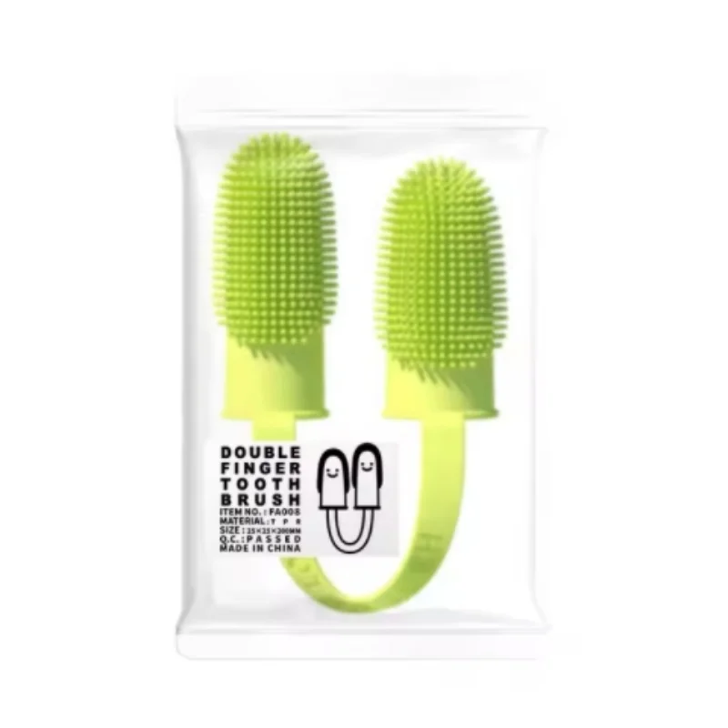 Brosse à Dents Doigtier pour Chien et Chat - Hygiène Dentaire Facile