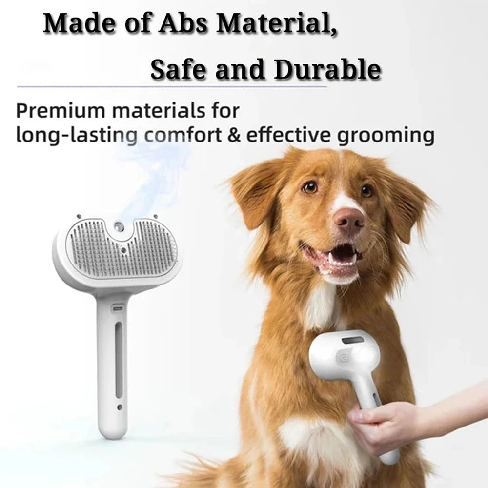 Brosse Vapeur Professionnelle pour Toilettage Chien - Spray Nettoyant