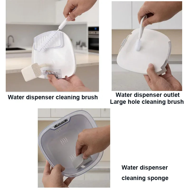 Set Brosses Nettoyage pour Fontaine à Eau Chat - 3 ou 5 Pièces Accessoires