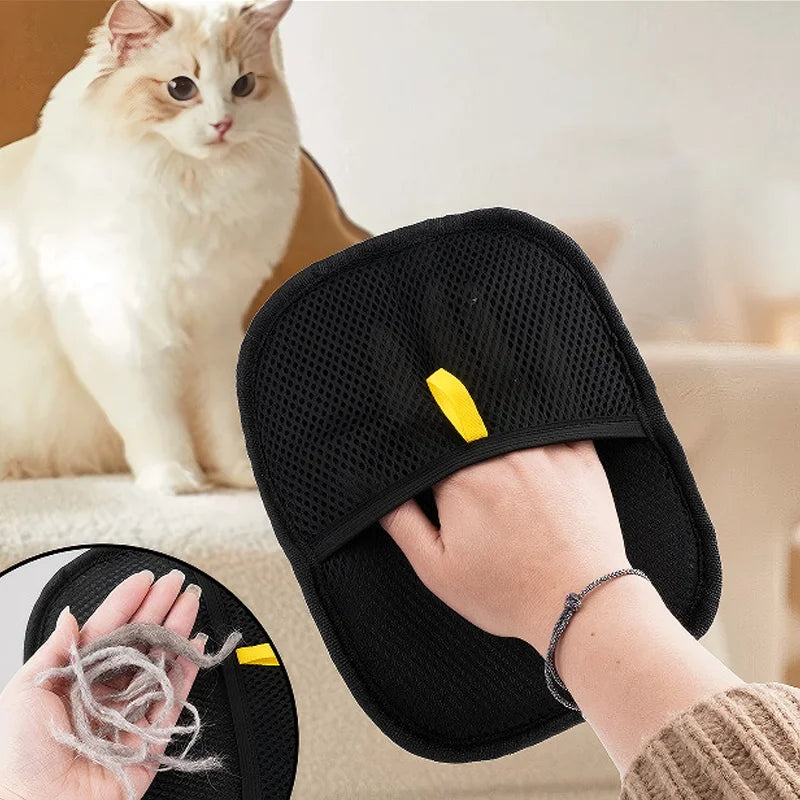 Gant de Toilettage Anti-Poils Chien & Chat - Brosse Démêlante Universelle