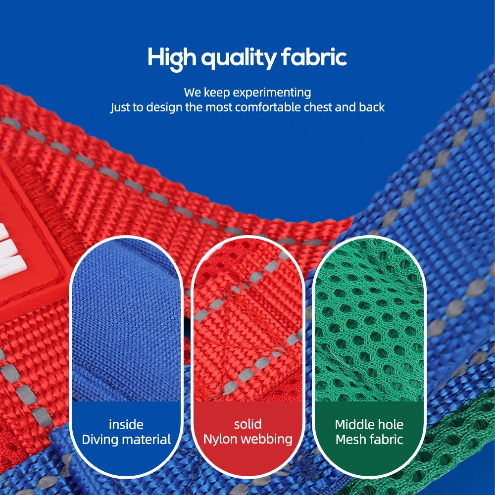 Harnais Gilet Réfléchissant pour Chien - Confort Respirant Extérieur Promenade